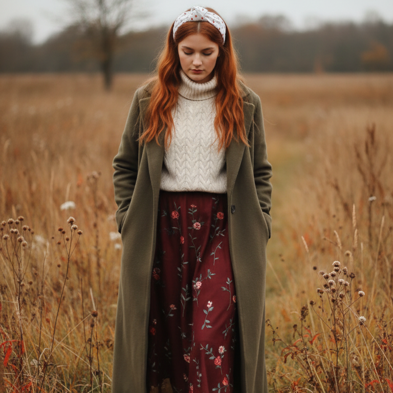 Diadema nudo flores rojas