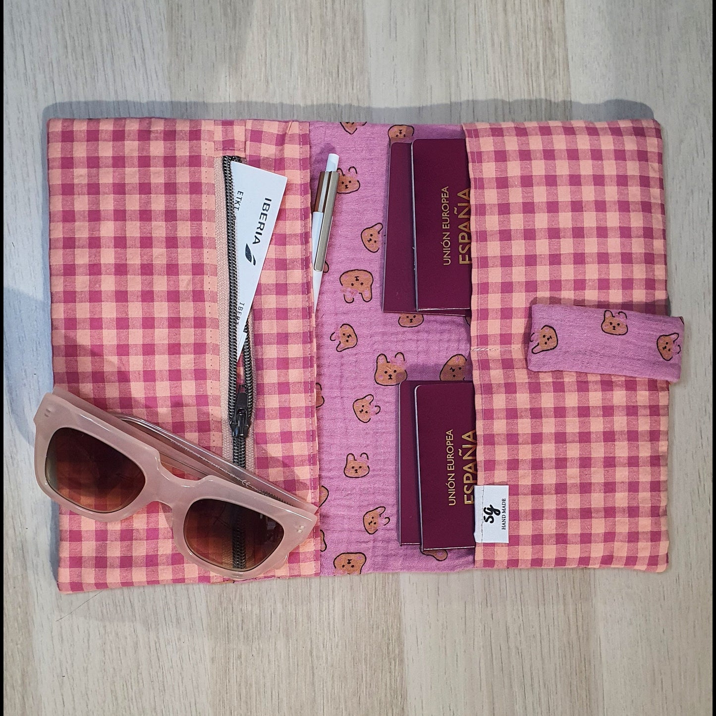 Porta documento de viaje Bunny