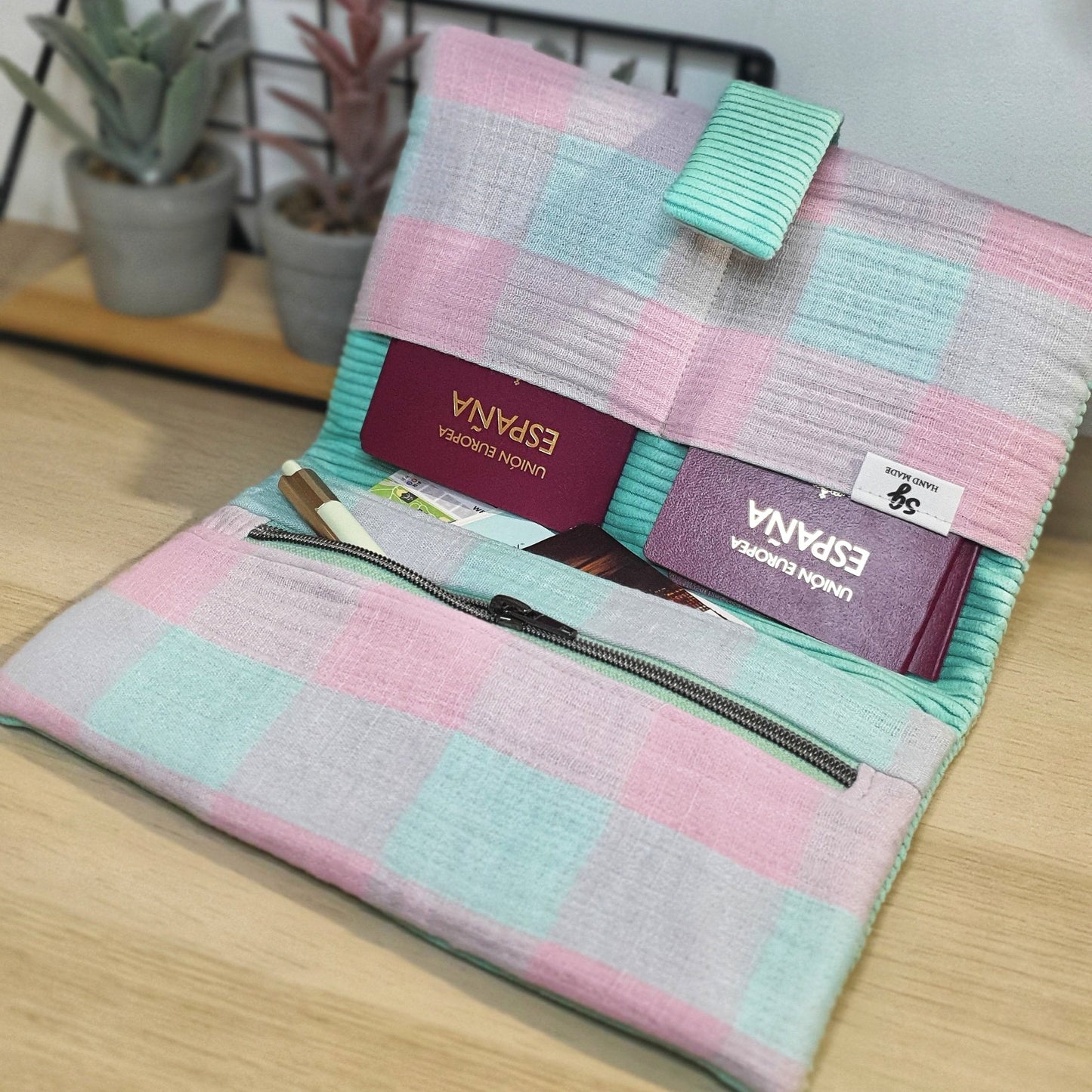 Porta documentos de viaje Pana