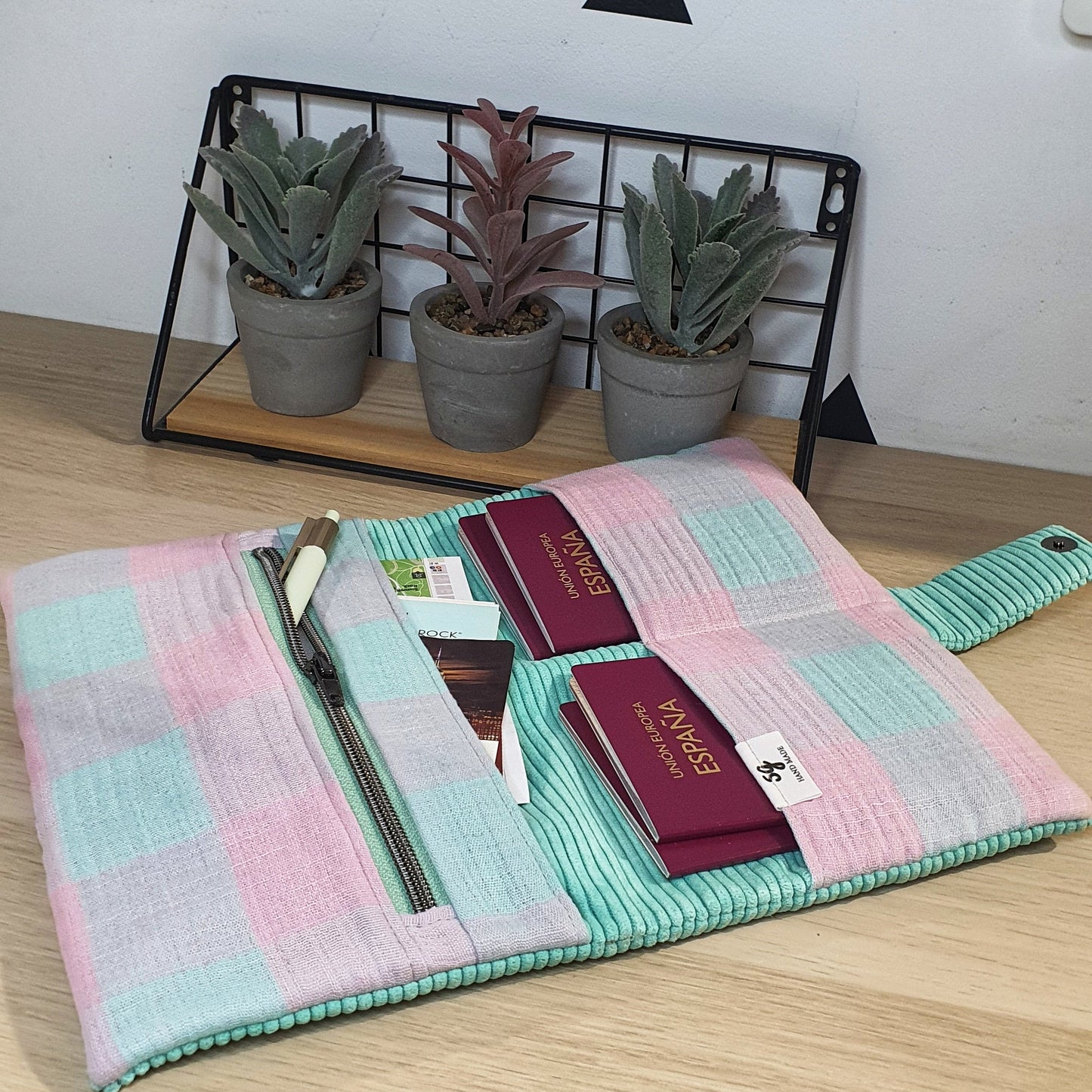 Porta documentos de viaje Pana